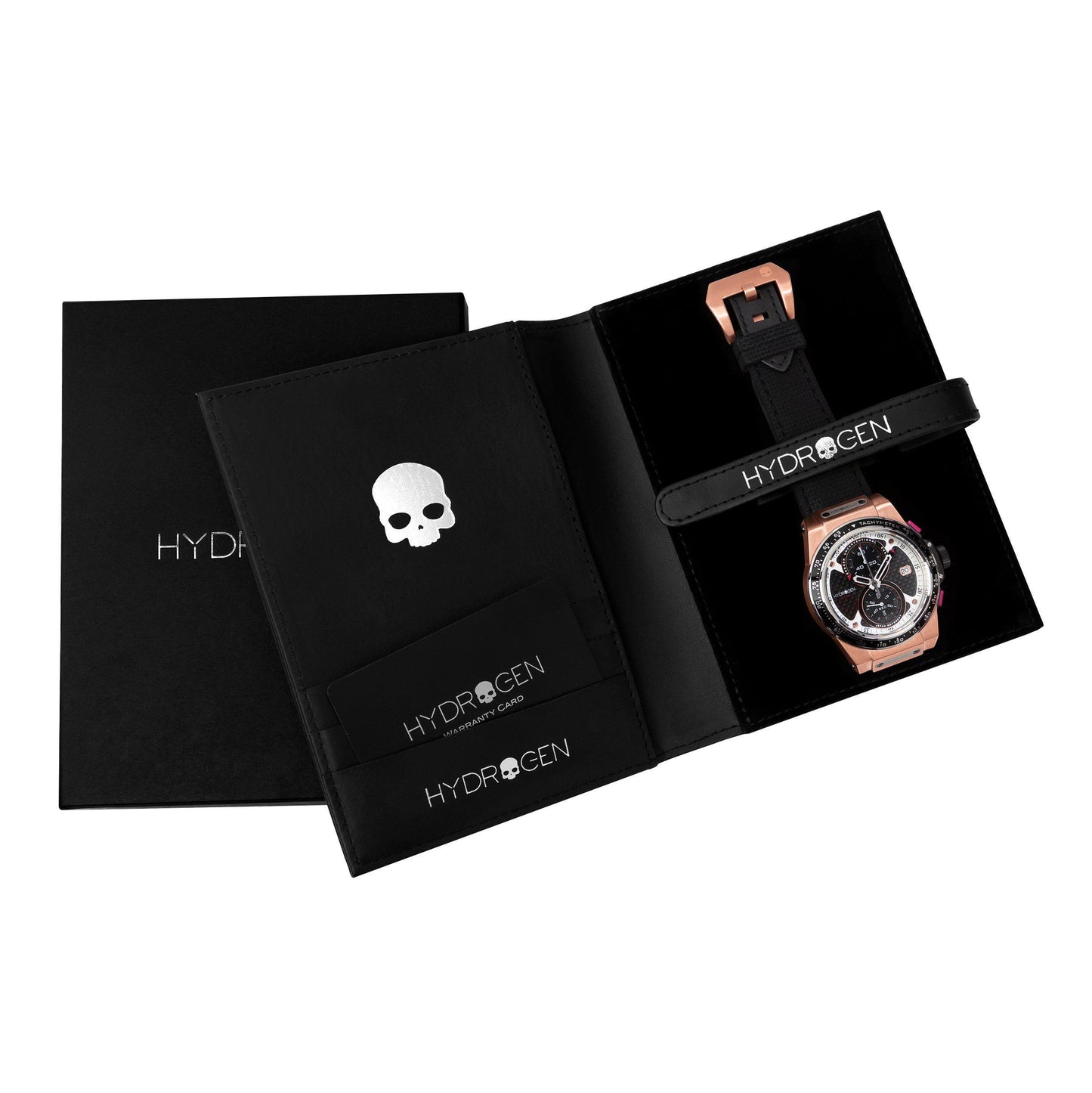 Otto Chrono Black Rose Gold | Luxury Chronograph Watch
