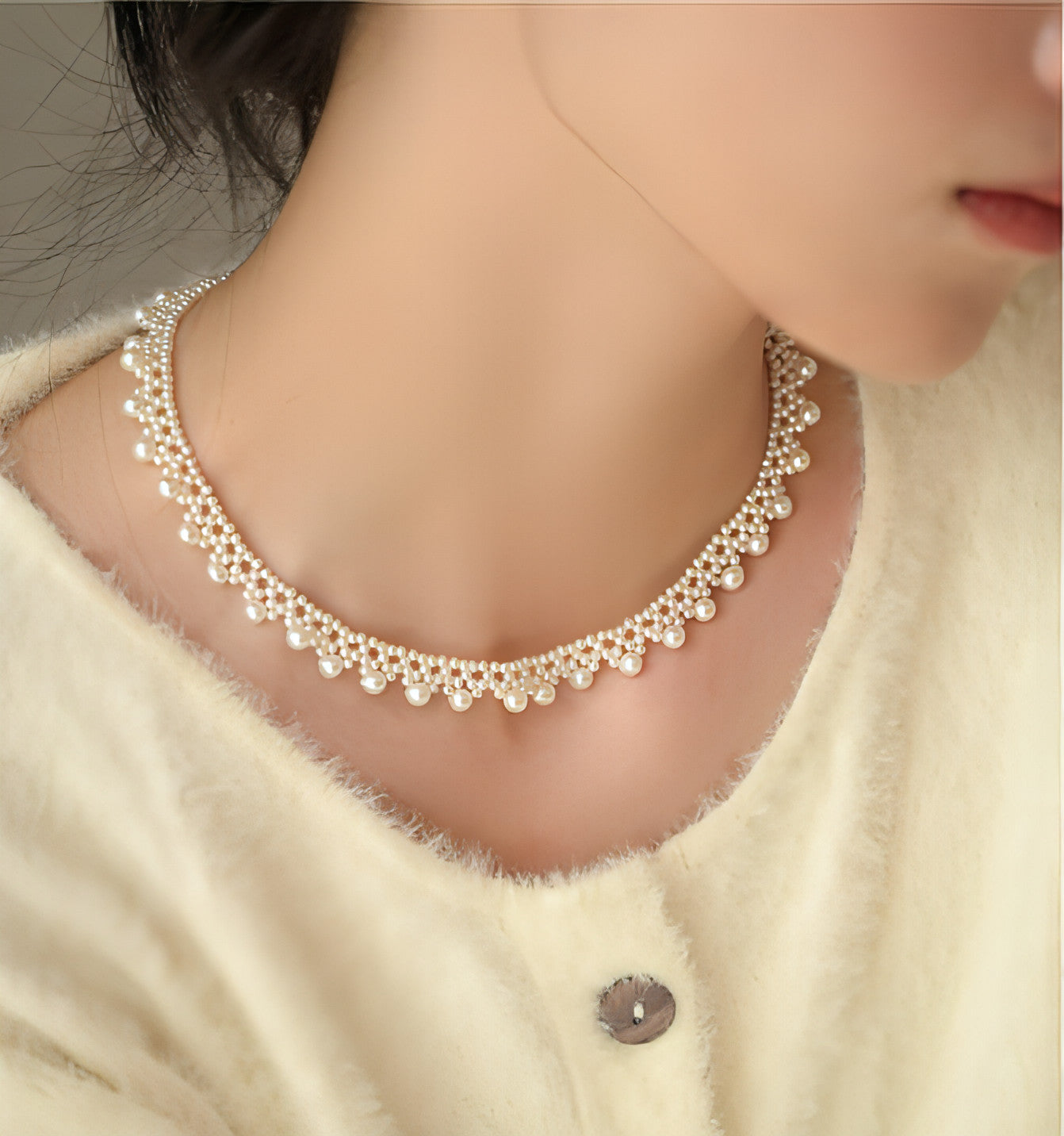 LuxeJewels™ South Sea Pearl Necklace with 18K Gold Accent | Ocean Royalty