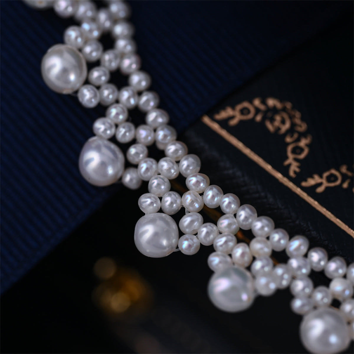 LuxeJewels™ South Sea Pearl Necklace with 18K Gold Accent | Ocean Royalty