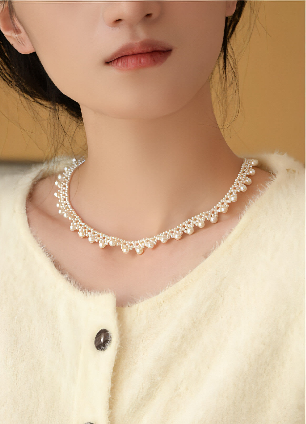 LuxeJewels™ South Sea Pearl Necklace with 18K Gold Accent | Ocean Royalty