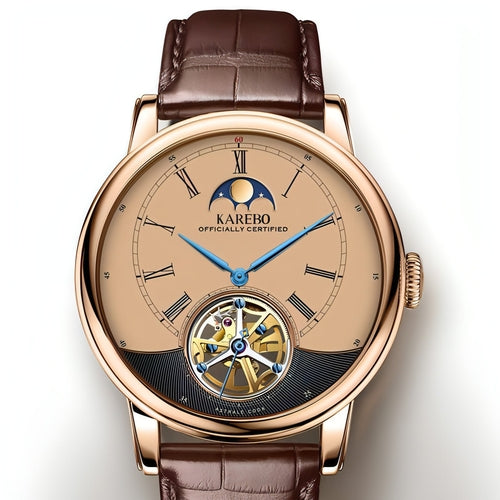 KAREBO Men's Automatic Mechanical Watch | Bold Luxury Timepiece