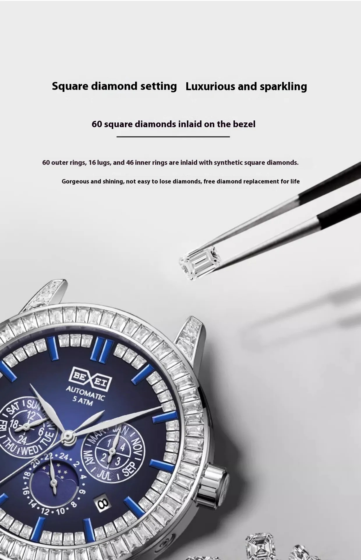 BEXEI® Excellence 9157 – The Precision Crown | Ultra-Luxury Timepiece