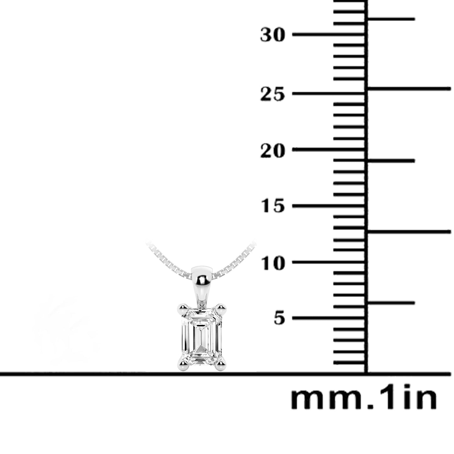 Lab-Grown Diamond Solitaire Pendant Necklace | 3 Carat | 14K Gold | IGI Certified