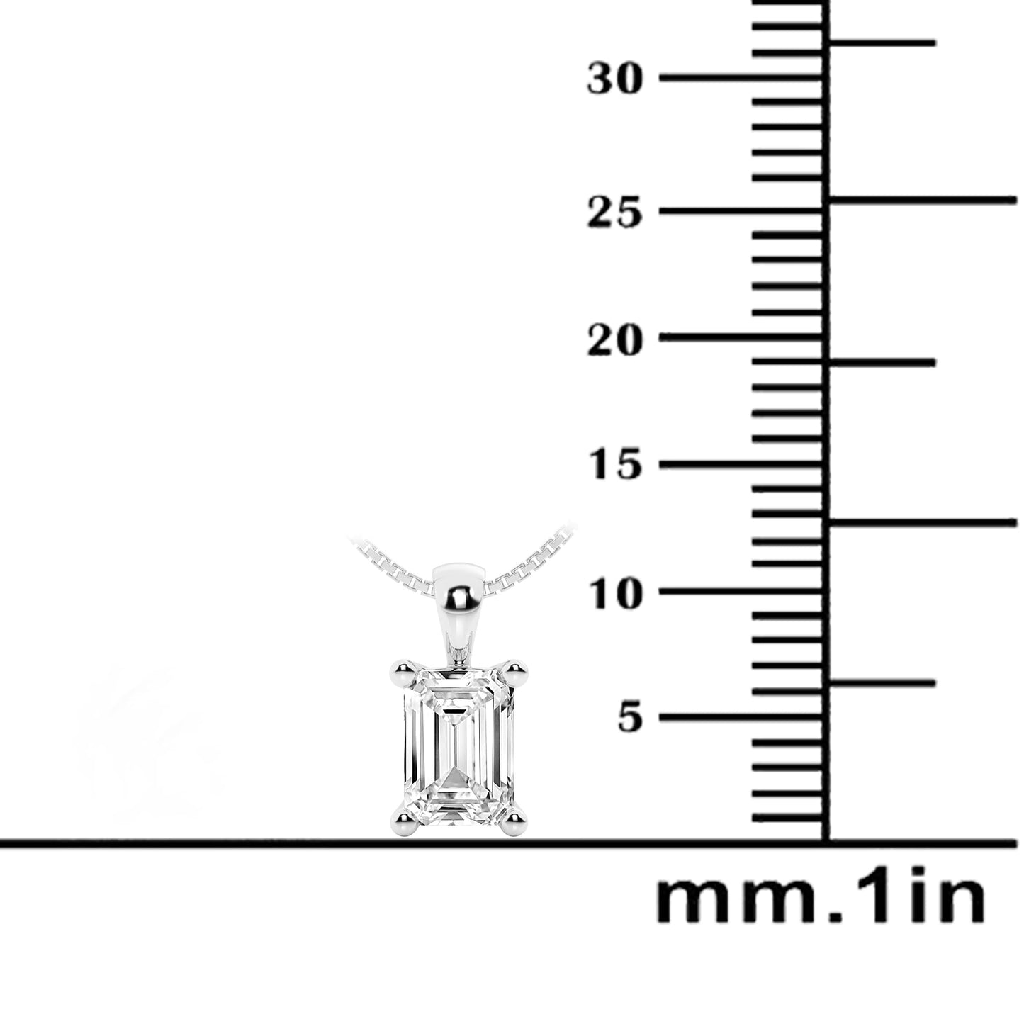 Lab-Grown Diamond Solitaire Pendant Necklace | 3 Carat | 14K Gold | IGI Certified