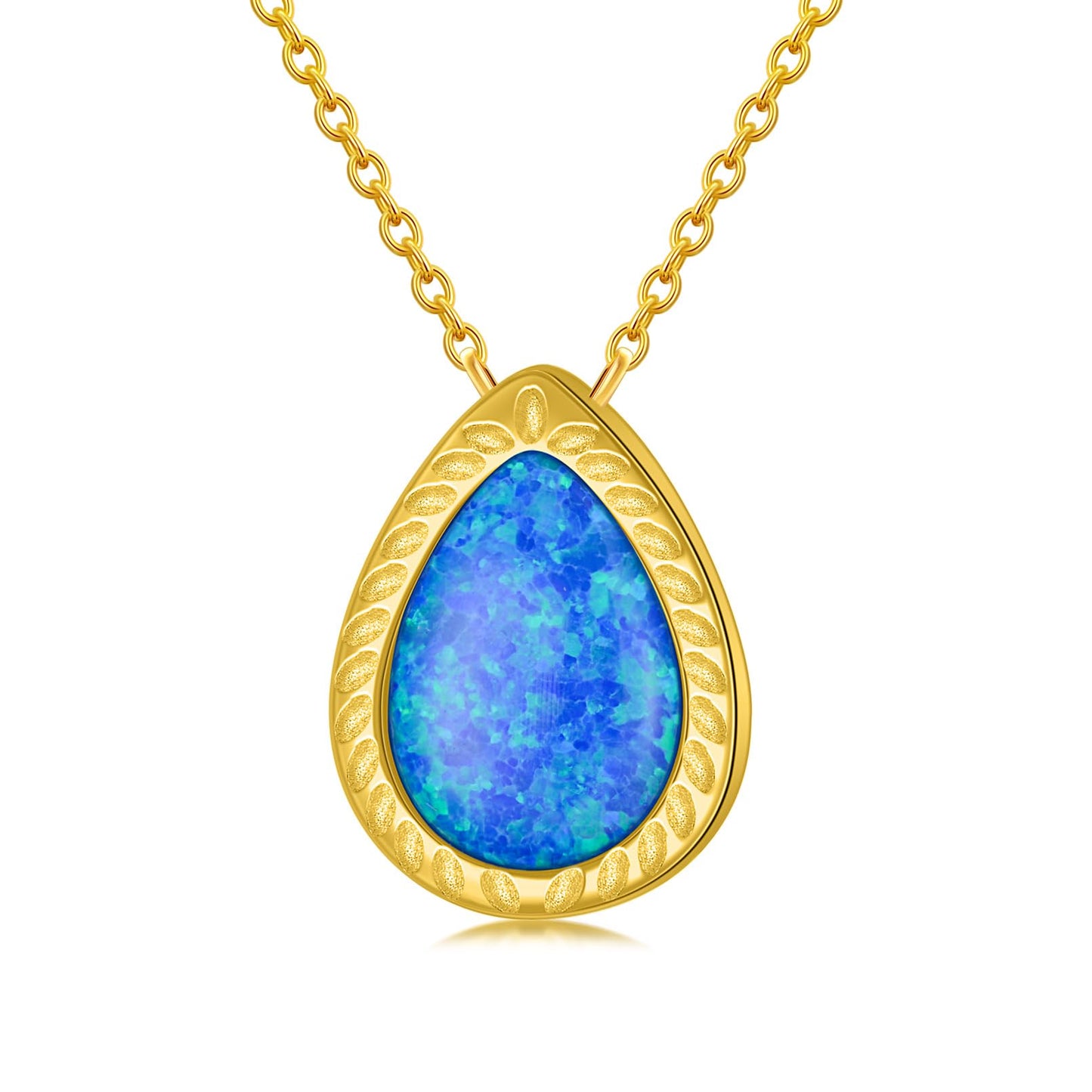 Mother's Day Jewelry Gifts 14K Solid Gold Teardrop/Music Note/Y Necklace Moonstone/Moss Agate/Opal Necklace Anniversary Birthday Gifts for Mom Women Her Girlfriend Sister