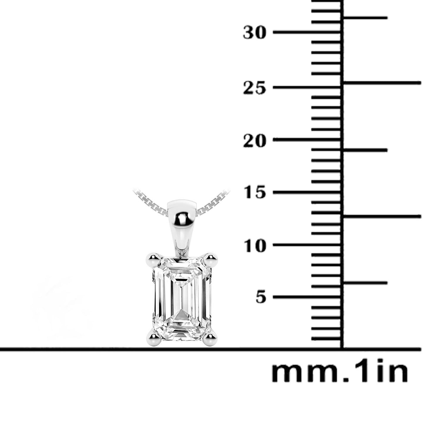 Lab-Grown Diamond Solitaire Pendant Necklace | 3 Carat | 14K Gold | IGI Certified