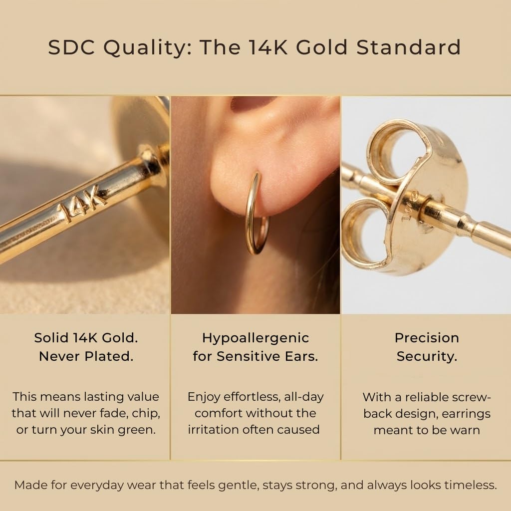 Scottsdale Diamond 14K Gold 0.5 to 4 Carat Certified Lab Grown Diamond Stud Earrings for Women Her Round Cut 4 Prong Screw Back Fine Jewelry (E/F Color, VS1-VS2 Clarity) Graduation | Mothers Day | Anniversary