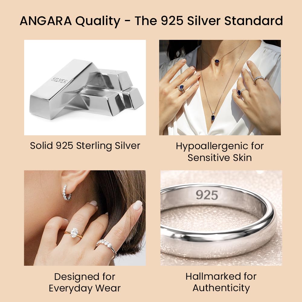 Angara Freshwater Pearl V-Bale Pendant with Diamond in Silver/14K Solid Gold/Platinum | Freshwater Pearl Solitaire 18" Necklace for Women | June Birthstone, Anniversary Jewelry Gift