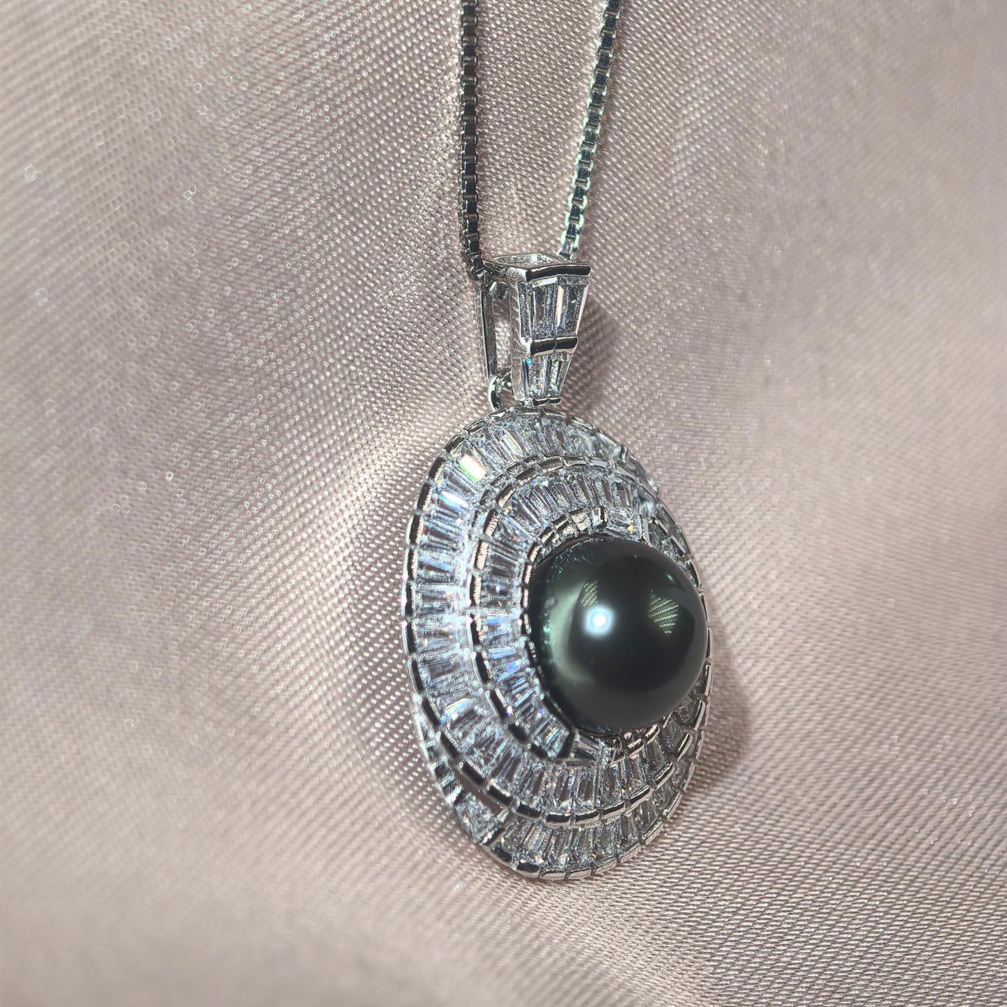 Gifts for Women-Wife- Real Tahitian-Pearl-Necklace, Birthday Anniversary Valentines Gifts For Her Wife Christmas - Mother's Day Gift for Mom - Companion Necklace For Women Luxury Fine Jewelry