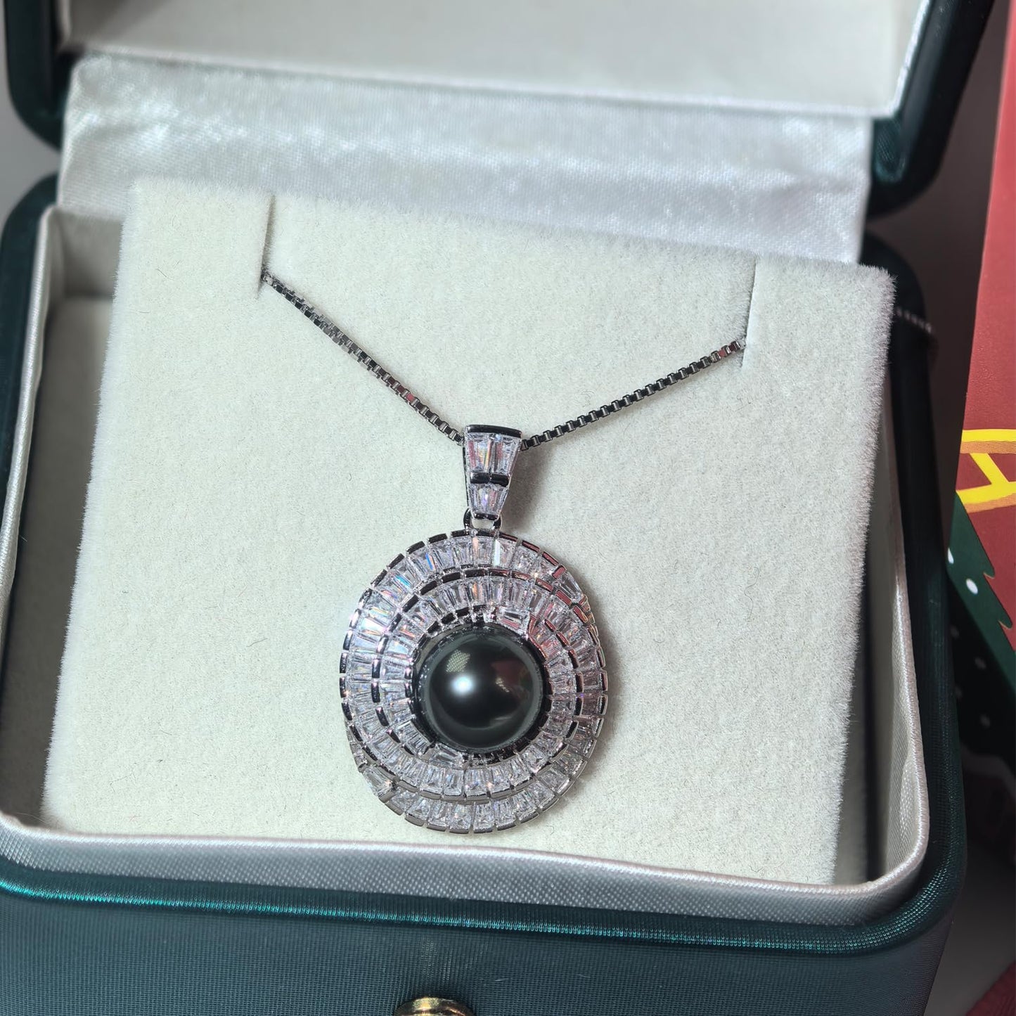 Gifts for Women-Wife- Real Tahitian-Pearl-Necklace, Birthday Anniversary Valentines Gifts For Her Wife Christmas - Mother's Day Gift for Mom - Companion Necklace For Women Luxury Fine Jewelry