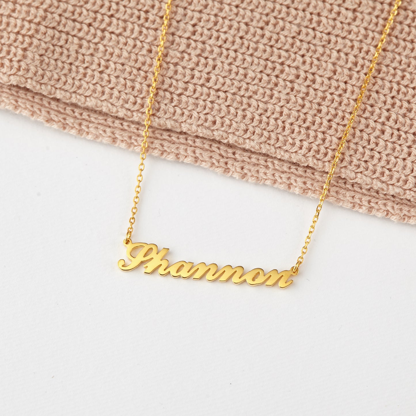 Custom Name Necklace for Teen Girls | 925 Silver Gold Plated | High School Gift