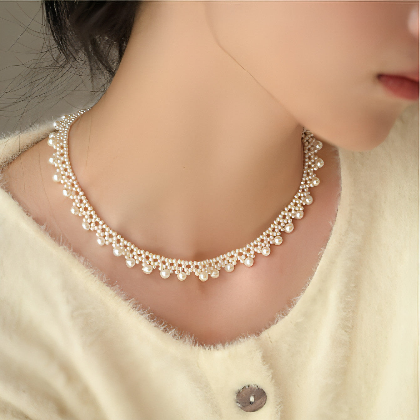 LuxeJewels™ South Sea Pearl Necklace with 18K Gold Accent | Ocean Royalty