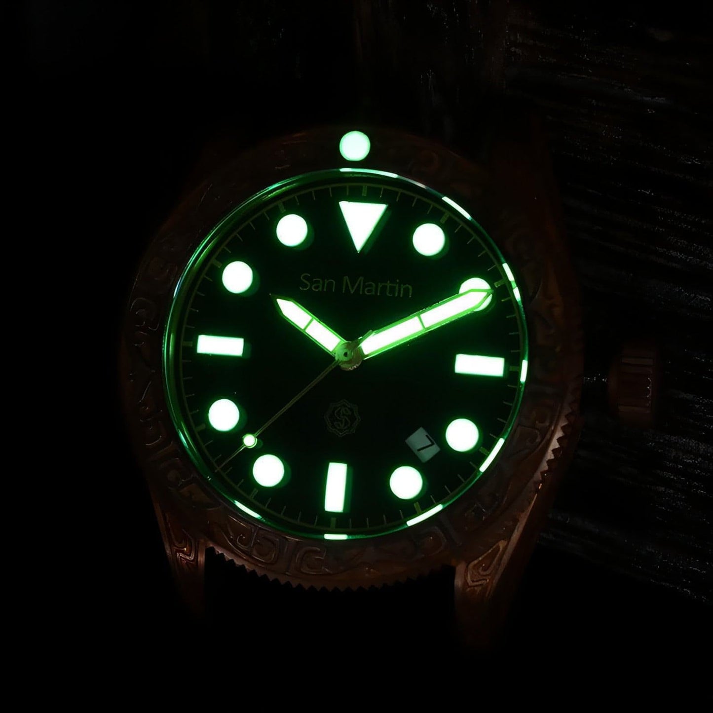 San Martin™ Bronze Diver Automatic 200M | Professional Luxury Diver