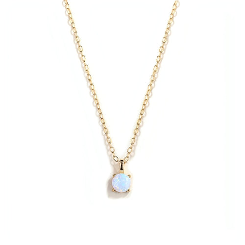 LuxeJewels™ Aurora Opal Light Necklace | Northern Lights in Jewelry