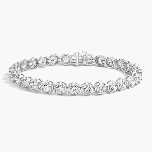 5ct Lab Diamond Tennis Bracelet | Round Brilliant | IGI Certified VS+ | 10K Gold