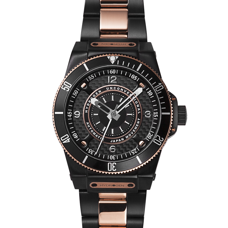 Sportivo Black Gold Bracelet Watch | Sport Luxury Timepiece
