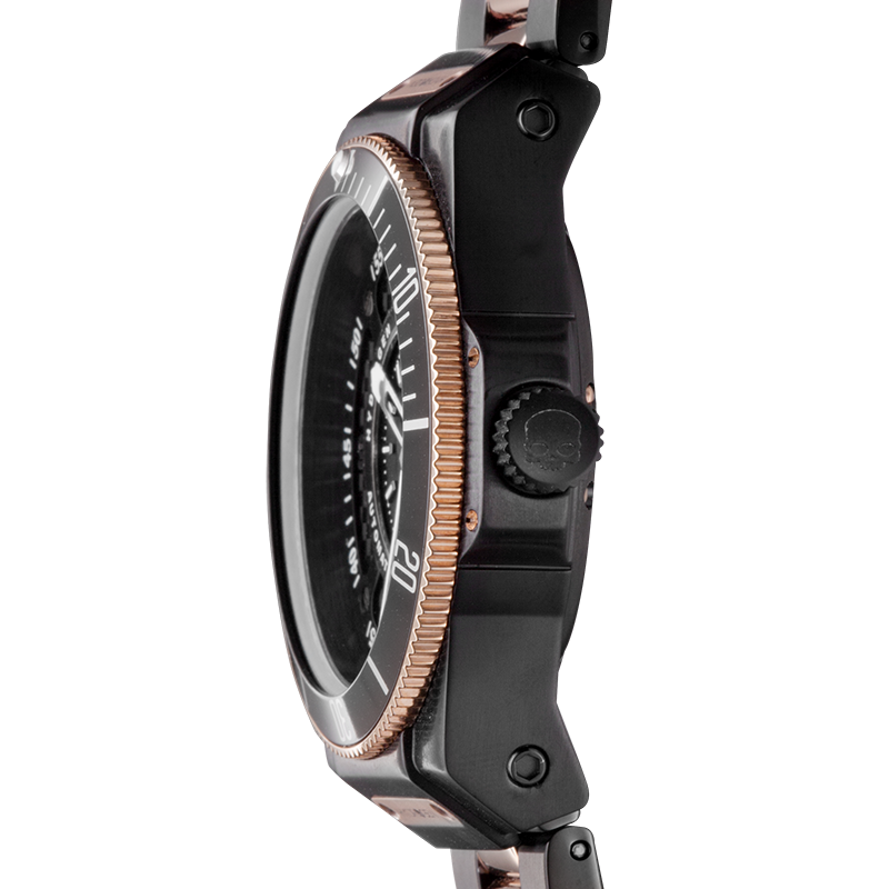 Sportivo Black Gold Bracelet Watch | Sport Luxury Timepiece