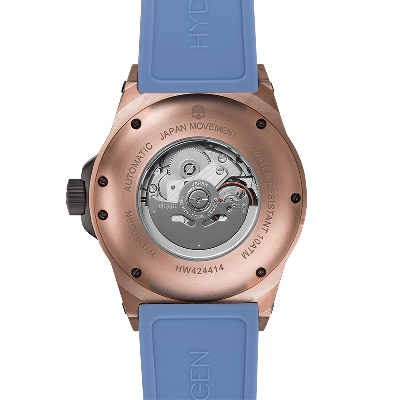 Vento Rose Gold Light Blue | Luxury Sport Watch