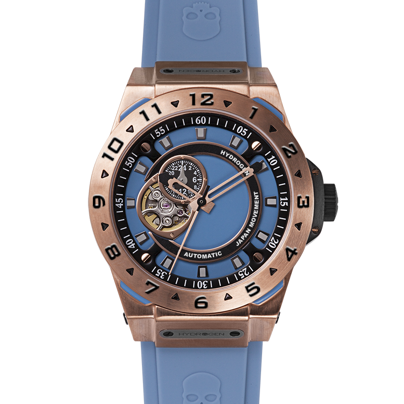 Vento Rose Gold Light Blue | Luxury Sport Watch