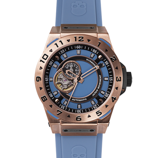 Vento Rose Gold Light Blue | Luxury Sport Watch