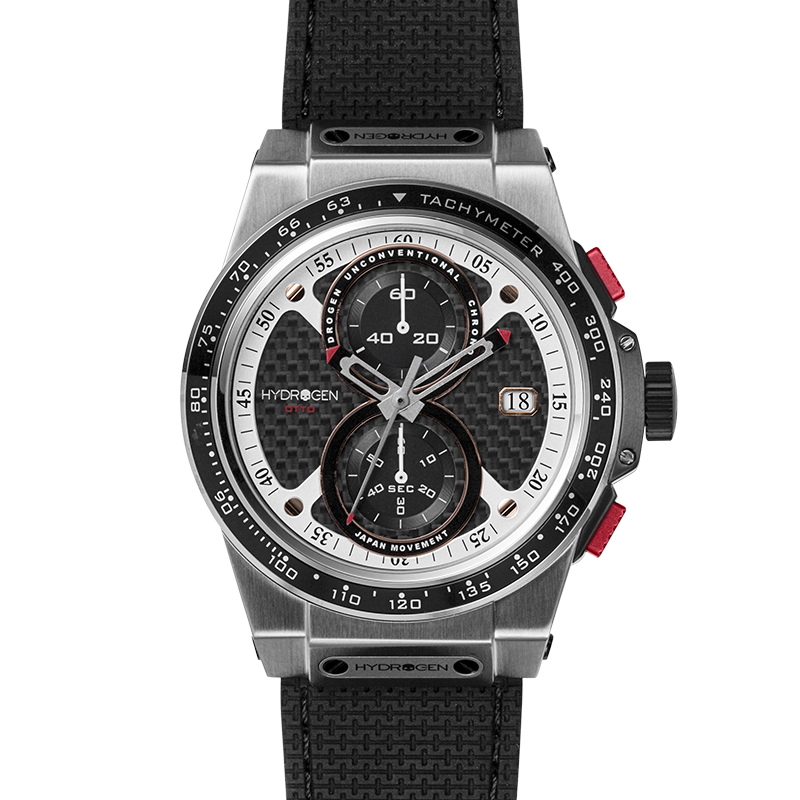 Otto Chrono Black Silver | Classic Luxury Chronograph