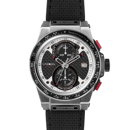Otto Chrono Black Silver | Classic Luxury Chronograph