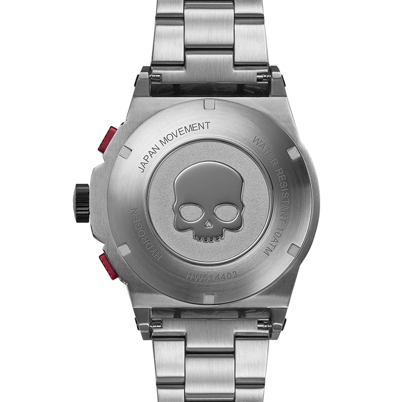 Otto Chrono Silver Bracelet | Stainless Steel Luxury Chronograph