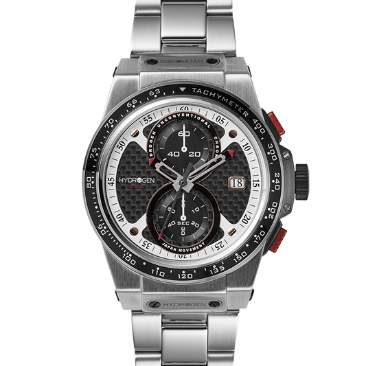 Otto Chrono Silver Bracelet | Stainless Steel Luxury Chronograph