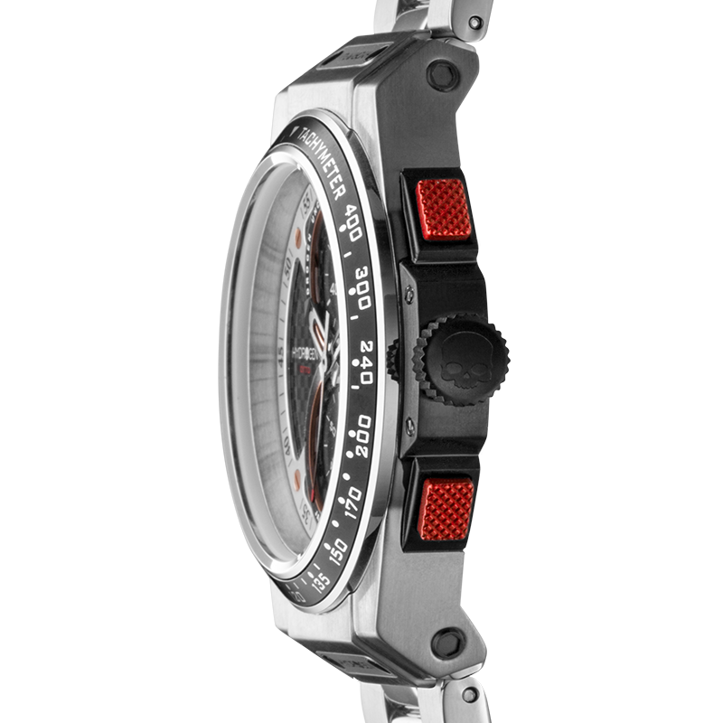 Otto Chrono Silver Bracelet | Stainless Steel Luxury Chronograph