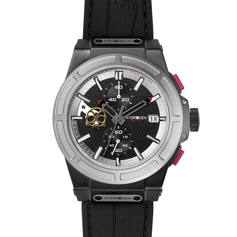 Otto Chrono Silver Matt Black | Stealth Luxury Chronograph