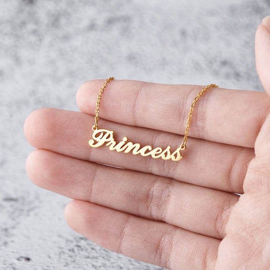 Custom Name Necklace for Teen Girls | 925 Silver Gold Plated | High School Gift