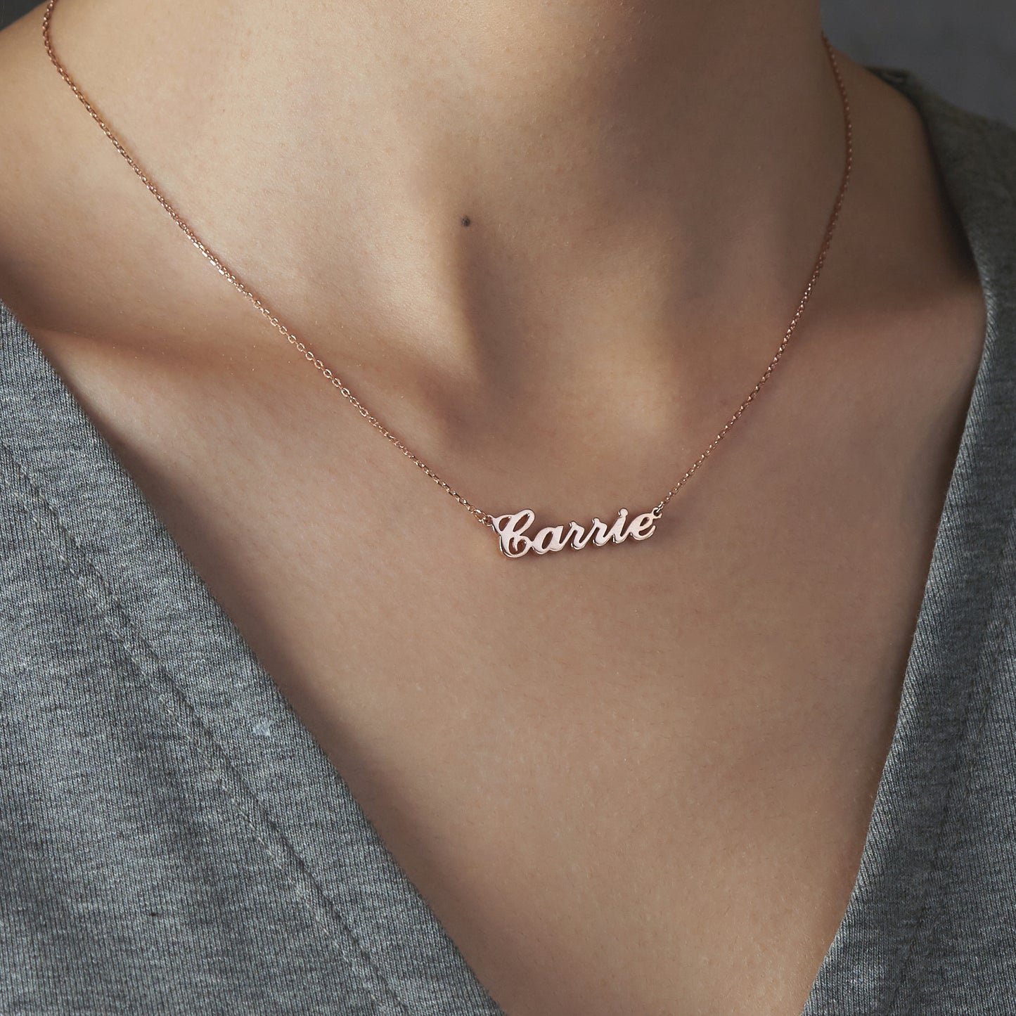 Custom Name Necklace for Teen Girls | 925 Silver Gold Plated | High School Gift