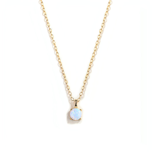 LuxeJewels™ Aurora Opal Light Necklace | Northern Lights in Jewelry