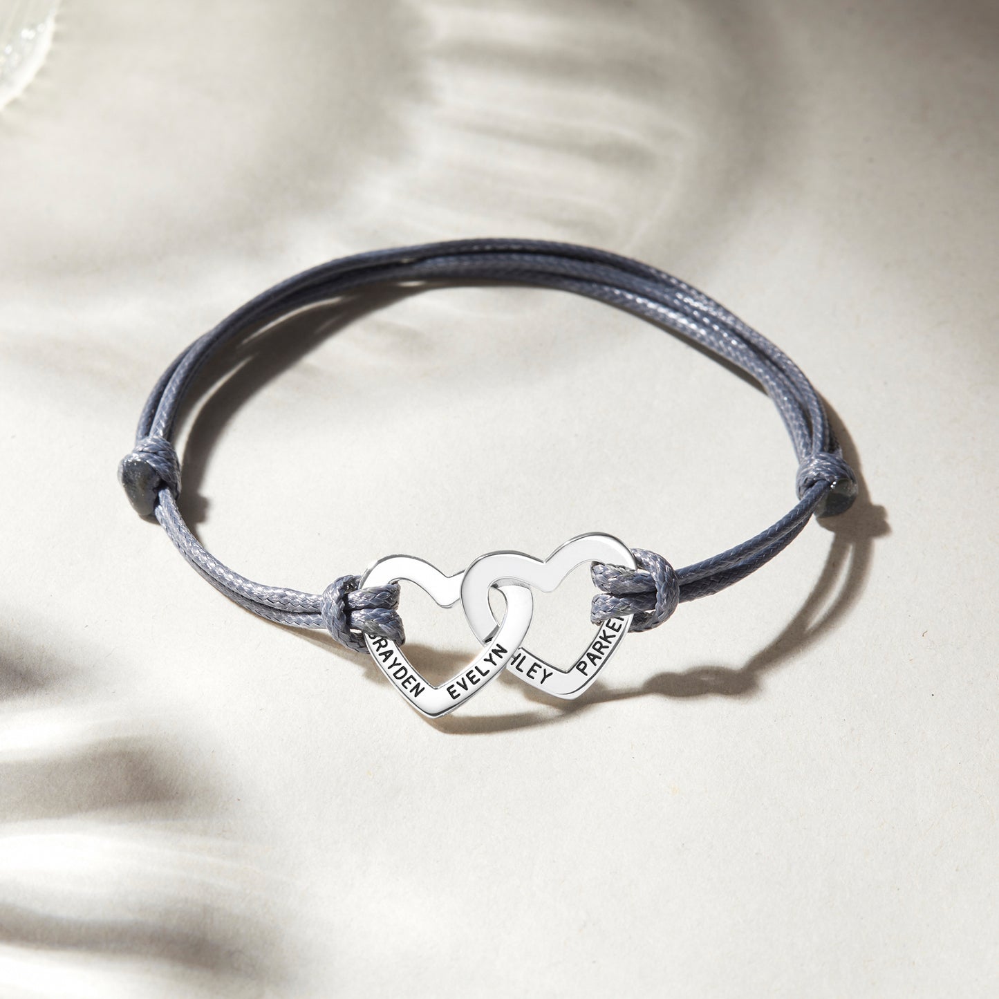 Personalized Grandma Bracelet with Grandchildren's Names | Family Jewelry Gift