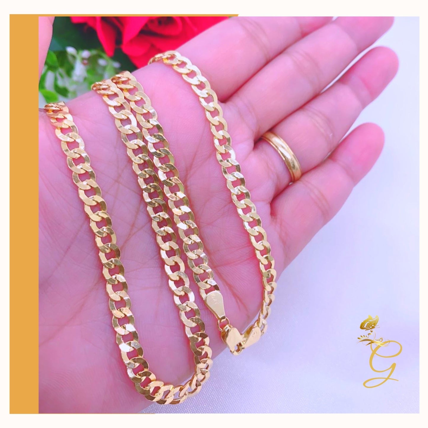 10K Gold Cuban Link Chain 24" | 5.53MM | Men's Luxury Statement