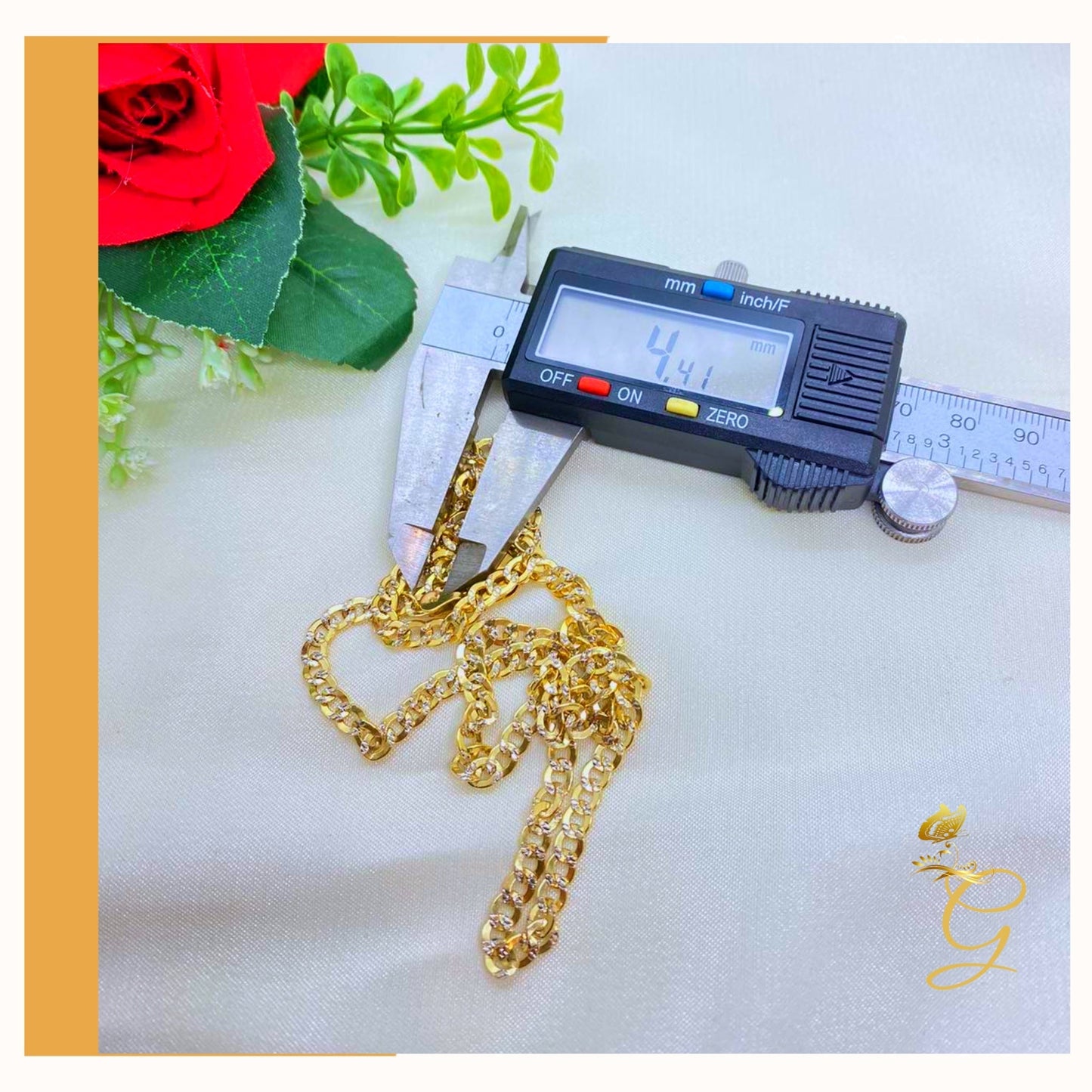 10K Gold Diamond Cut Cuban Link Chain 24" | 4.41MM | Men's Luxury