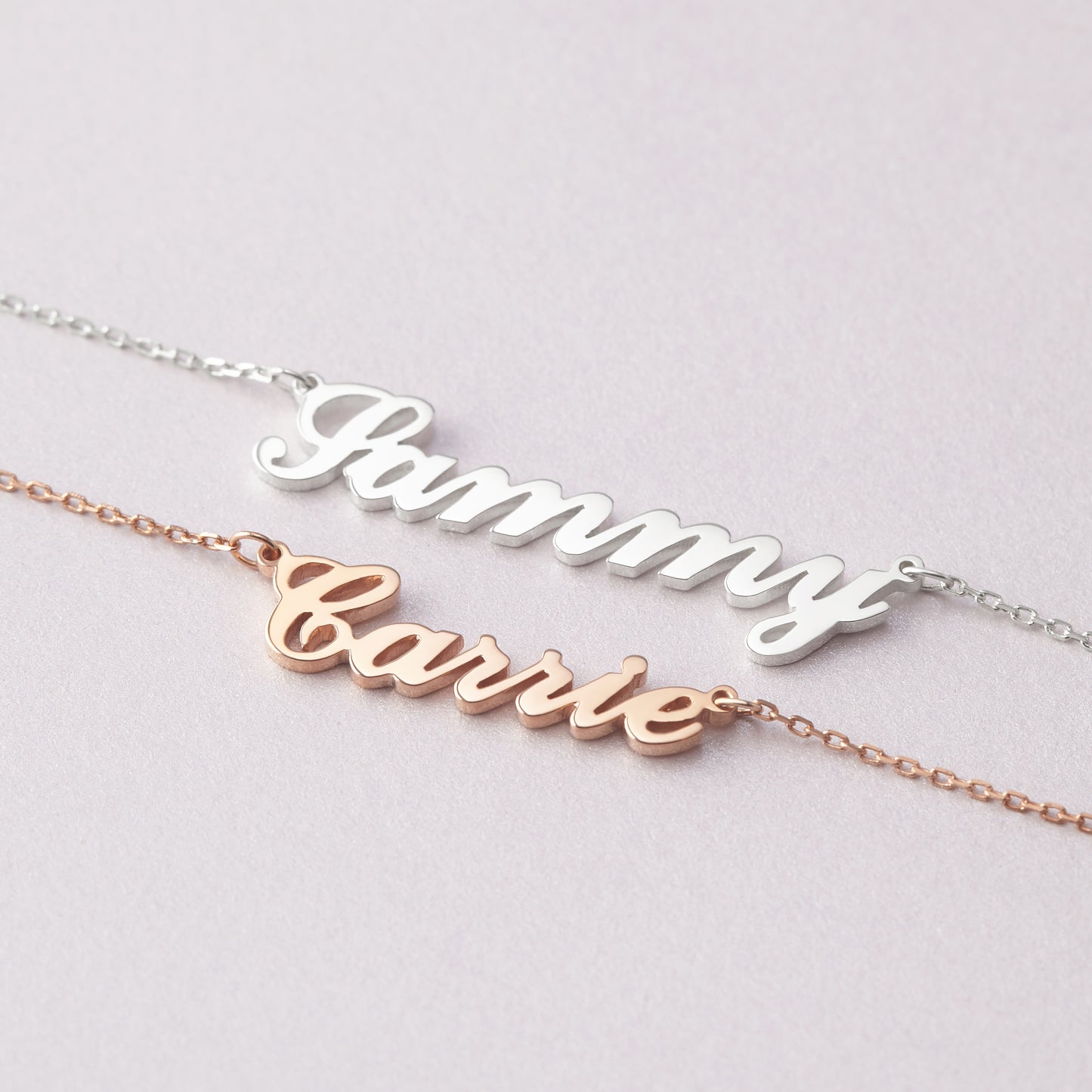 Custom Name Necklace for Teen Girls | 925 Silver Gold Plated | High School Gift